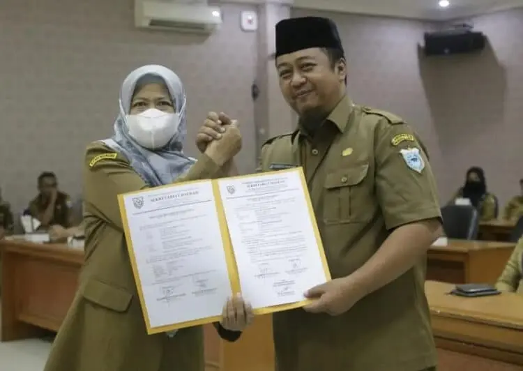 73 Pejabat Baru Lakukan Serah Terima Jabatan, Ini Penekanan PJ Sekda Pandeglang