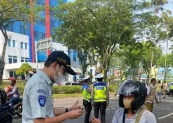 UPT Samsat Serpong Bersama Polres Gelar Razia Pajak Kendaraan