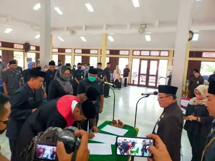 73 Pejabat Eselon III di Lingkungan Pemkab Pandeglang Dilantik, Ini Rinciannya