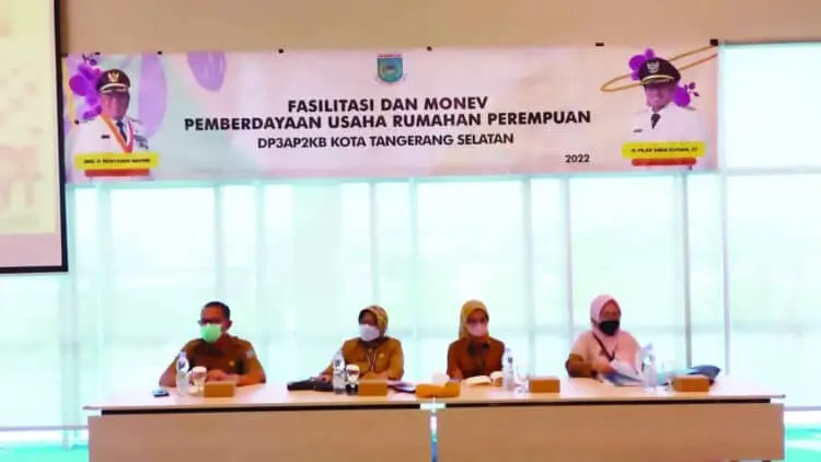 DP3AP2KB Tangsel Fasilitasi Usaha Rumahan