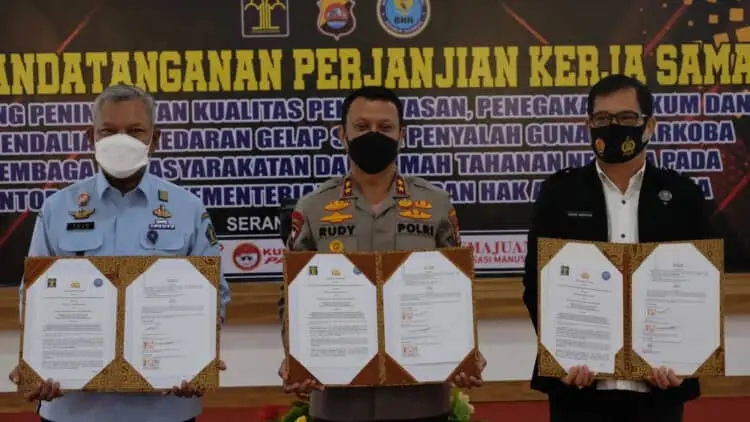 Komitmen Berantas Narkotika, Begini Langkah 3 Instansi Vertikal Berpengaruh di Banten