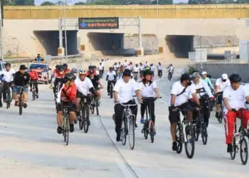 Sosialisasikan Tol Serpong-Balaraja dengan Gowes