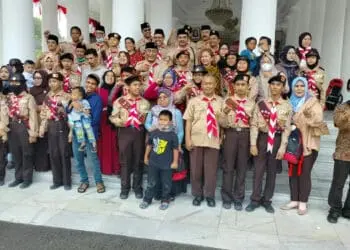 Ikuti Jamnas, Anggota Pramuka Penggalang Kwarcab Serang Siap Tampilkan Tari Ringkang Jawari