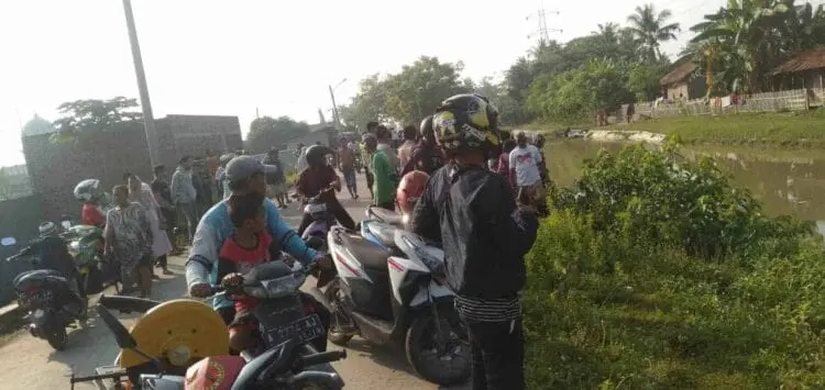 Mayat Tanpa Busana Mengambang di Irigasi di Kota Serang