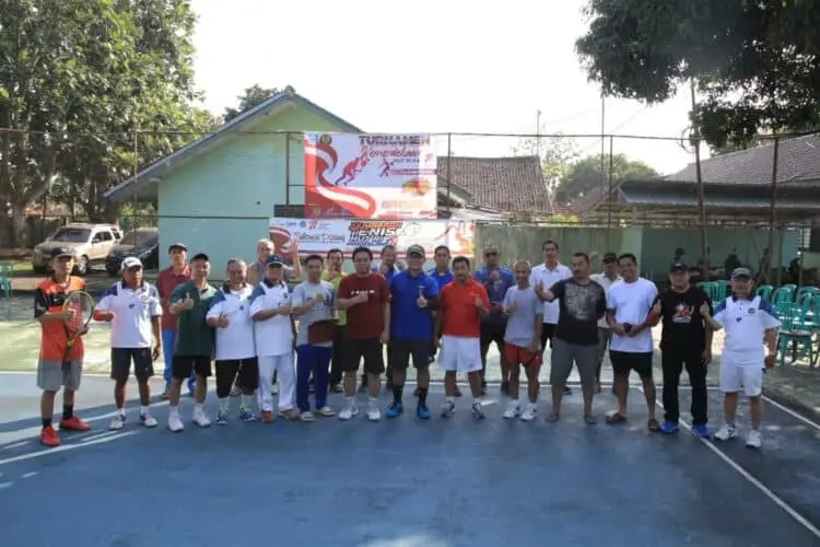 Bangkitkan Gairah Petenis Muda, Pelti Pandeglang Gelar Kejuaraan Ganda Putra
