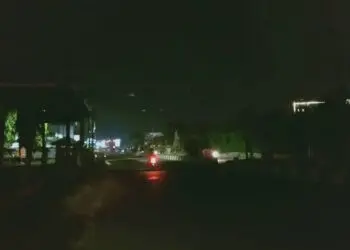 PJU di Jalan Raya Curug-Binong Mati, Panel dan KWH-nya Hilang