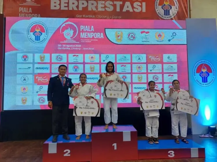 Dua Atlet Judo Banten Raih Medali Emas Piala Menpora 2022