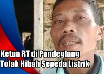 Video Ketua RT di Pandeglang Tolak Hibah Sepeda Listrik