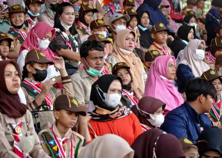 Foto Pengukuhan 1.000 Pramuka Garuda dan 41 Peserta Jambore Dunia
