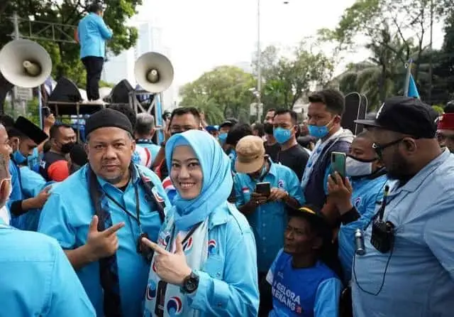 Ikut Hadir Daftarkan Partai Gelora ke KPU, Sarah Azzahra: Siap Sambut dan Menangkan Pemilu 2024