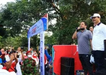 Milad UMT Ke-13 dan HUT Kemerdekaan RI Ke-77 Diisi Fun Bike dan Jalan Sehat