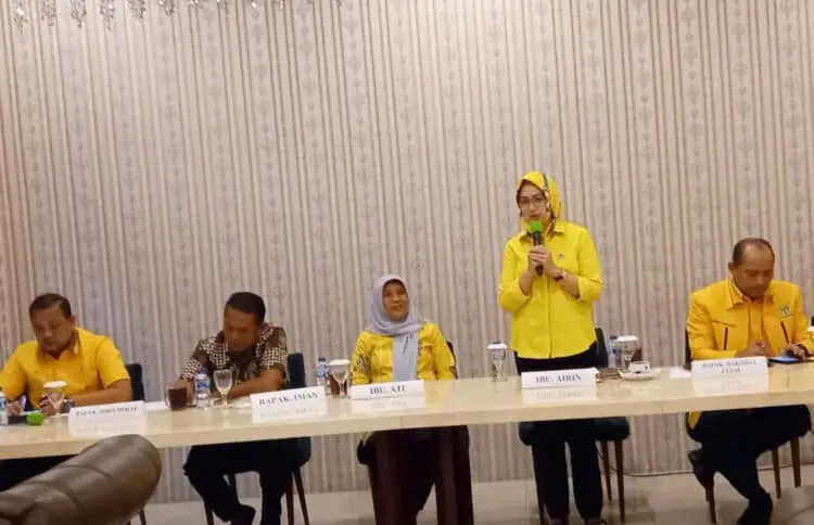 Tuntas Roadshow ke Pengurus DPD se-Banten, Airin Panaskan Mesin Golkar