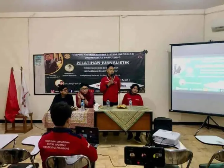 HMSI Unpam Gelar Pelatihan Jurnalistik