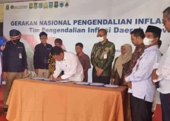 Gerakan nasional pengendalian inflasi. (ISTIMEWA)