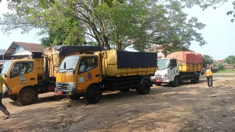 Sampah Membusuk dan Timbulkan Bau, DLH Kabupaten Serang Dikomplain Warga