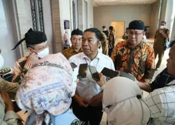PJ Gubernur Banten Al Muktabar, di wawancara wartawan, Selasa (13/9/2022). (ISTIMEWA)