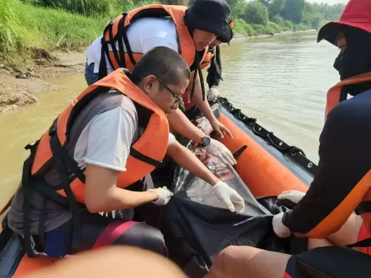 Tenggelam di Sungai Ciujung,Warga Kragilan Ditemukan Tak Bernyawa
