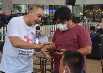 Bupati Sosialisasikan Aplikasi Sidoni di Summarecon Mall Serpong
