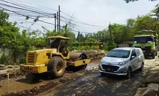Perbaikan Jalan Perancis, Kecamatan Benda Ditargetkan Rampung Akhir 2022