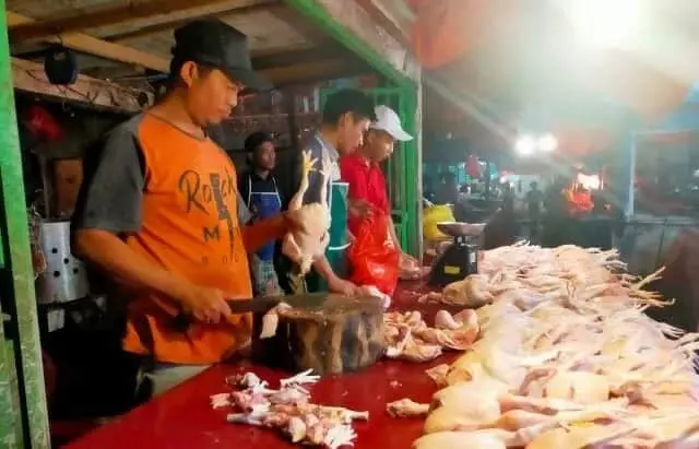 Imbas BBM, Harga Daging Ayam di Rangkasbitung Melonjak, Cabai Naik Drastis
