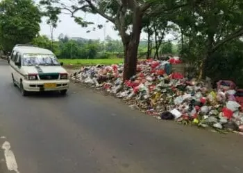 Sampah Numpuk di Jalan Pembangunan 3 Neglasari, DLH Diminta Segera Tangani