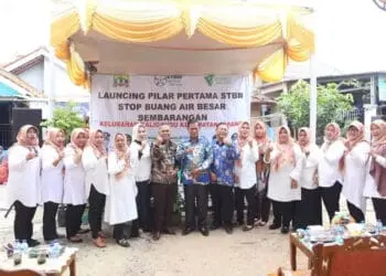 Walikota Serang, Syafruddin, memaksimalkan sosialisasi program Stop Buang Air Besar Sembarangan (BABS) di beberapa kecamatan, di Kota Serang. (ISTIMEWA)