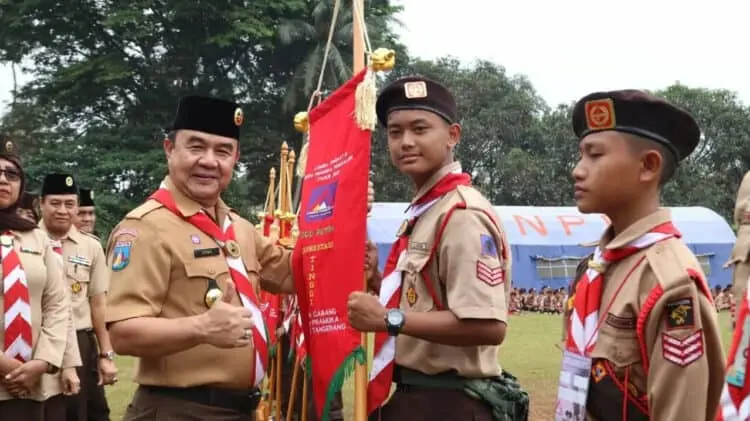 Tutup Lomba Regu Penggalang Tingkat 3 Pramuka Kwarcab Tangerang, Soma Atmaja : Pramuka Membentuk Karakter Pemimpin