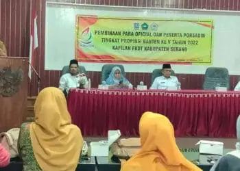 FKDT Kabupaten Serang, menggelar pembinaan para oficial dan peserta Porsadin tingkat Provinsi Banten. (ISTIMEWA)