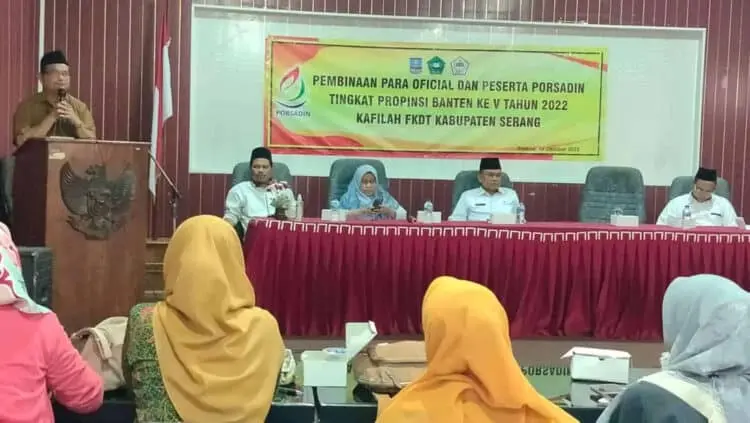 Puluhan Santri Diniyah Kabupaten Serang Siap Ikuti Porsadin