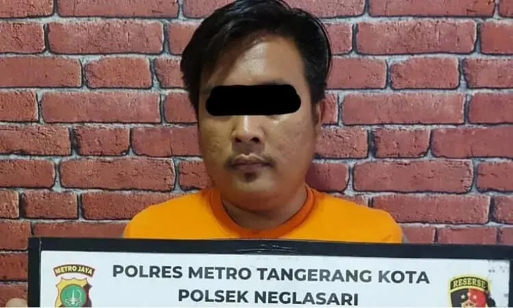 Jadi Pengedar Sabu, Warga OKU Timur, Sum-Sel Ini Ditangkap Aparat Polsek Neglasari