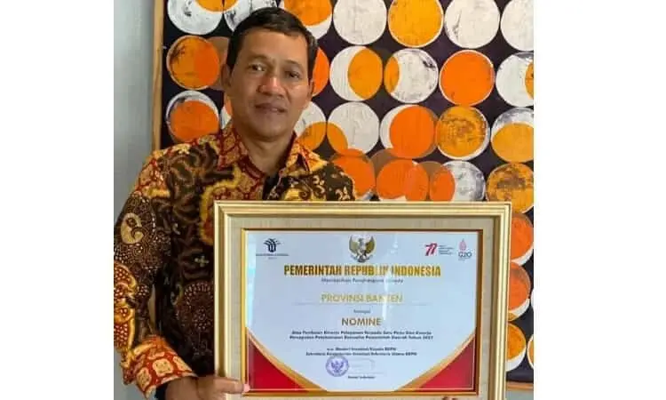 Pemprov Banten Raih Penghargaan di Ajang ALI 2022, DPMPTSP: Jadi Motivasi Tingkatkan Pelayanan