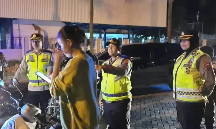 Antisipasi Berandal Jalanan, Kapolres dan Dandim Serang Pimpin Langsung Operasi