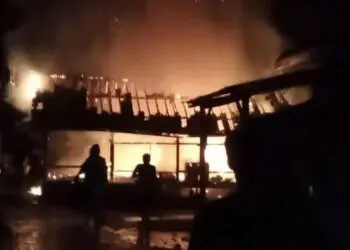 Ditinggal Pemiliknya, Satu Rumah di Cibaliung Pandeglang Ludes Terbakar