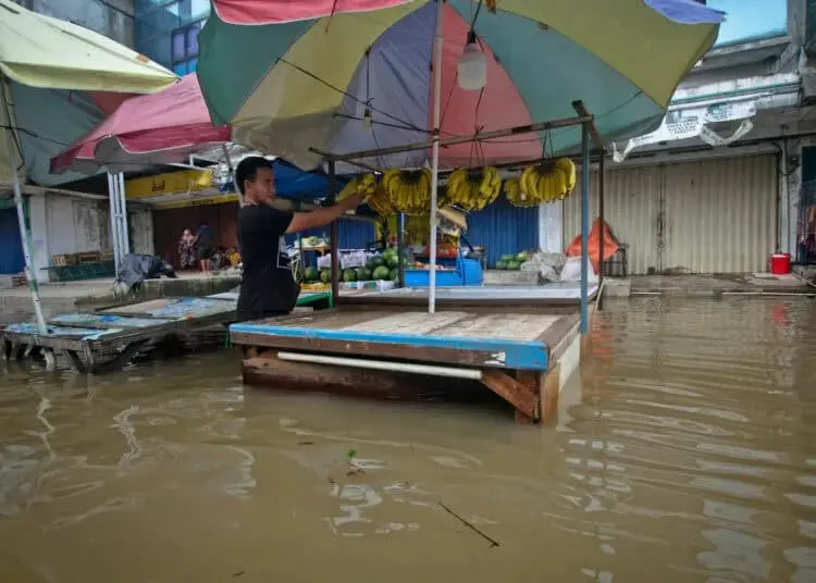 Foto Banjir di Kawasan Taman Cibodas Kota Tangerang
