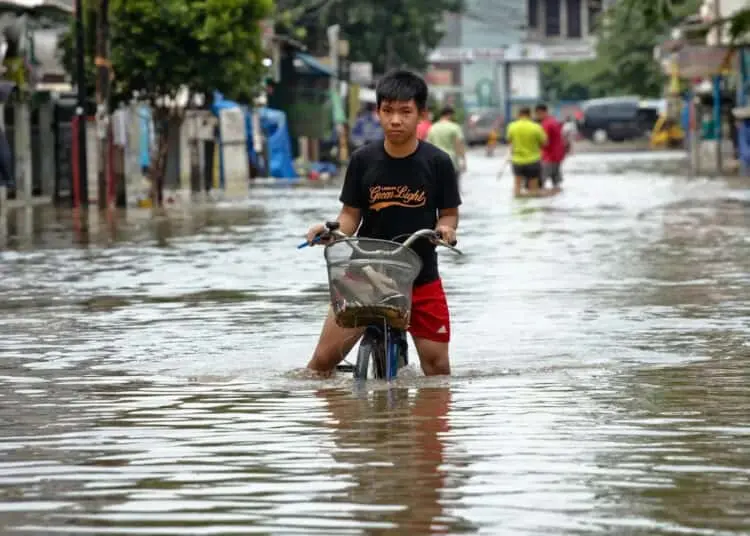 Foto Banjir di Kawasan Taman Cibodas Kota Tangerang