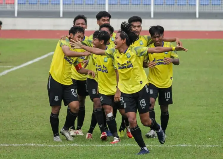 Foto Sepakbola Porprov VI Banten, Kota Tangerang Kalahkan Pandeglang