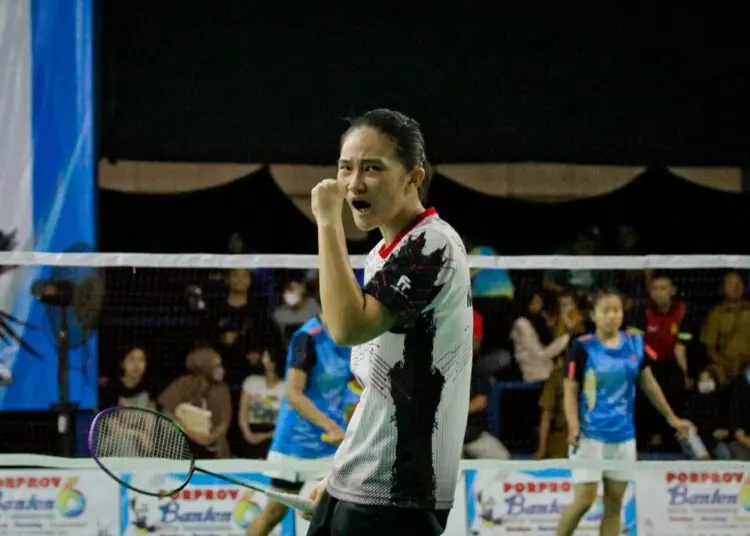 Foto Final Bulu Tangkis Ganda Putri Porprov VI Banten