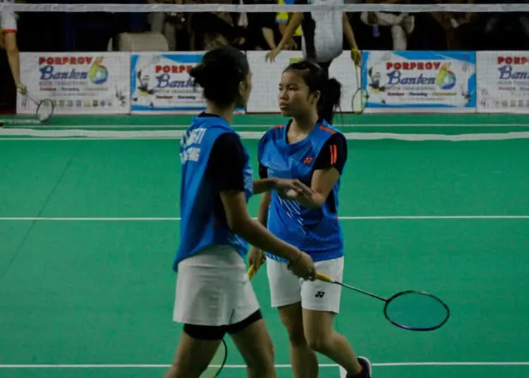 Foto Final Bulu Tangkis Ganda Putri Porprov VI Banten