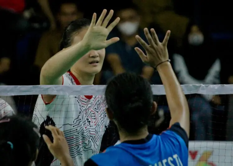 Foto Final Bulu Tangkis Ganda Putri Porprov VI Banten