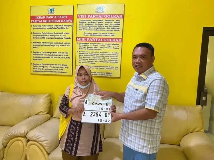 Menang Doorprize dari Golkar, Ibu Maryani Bersyukur Dapat Motor