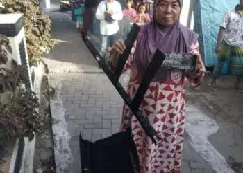 STB Meledak, TV Milik Warga Kramatwatu Serang Terbakar