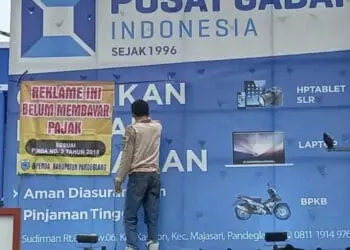 Bapenda Pandeglang Tertibkan Penunggak Pajak Reklame 