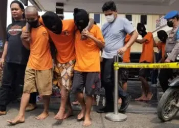 Spesialis Pencuri Motor Malam Hari Dibekuk di Lebak, Satu Ditembak