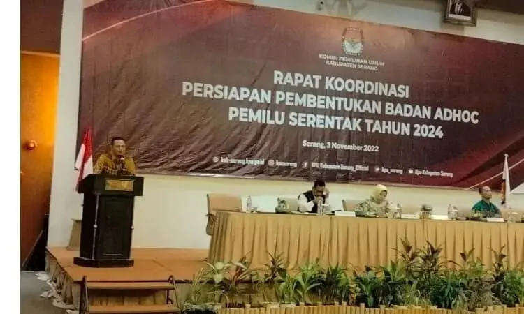 KPU Kab Serang Segera Bentuk Badan Adhoc Pemilu, Catat Besaran Honorariumnya