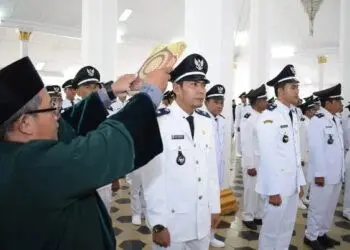 64 Kades Terpilih Hasil Pilkades Serentak Lebak Dilantik, Ini Amanat Tegas Bupati Iti