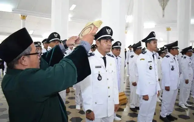64 Kades Terpilih Hasil Pilkades Serentak Lebak Dilantik, Ini Amanat Tegas Bupati Iti