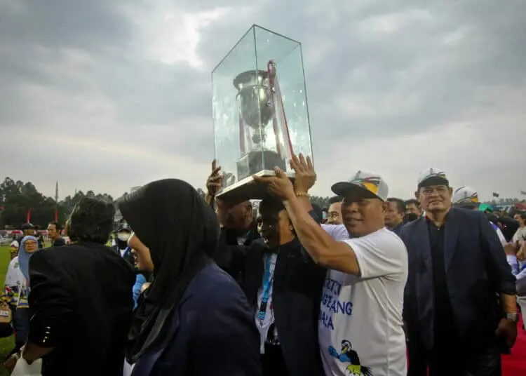 Foto Upacara Penutupan Porprov VI Banten, Kota Tangerang Juara Umum