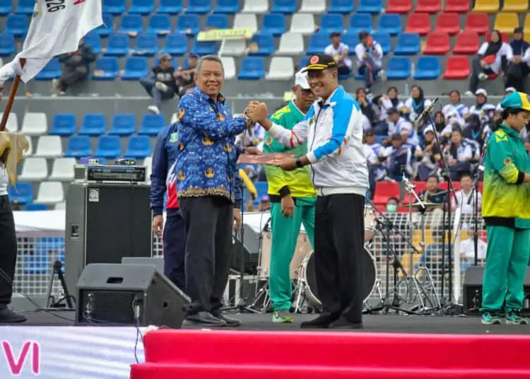 Foto Upacara Penutupan Porprov VI Banten, Kota Tangerang Juara Umum