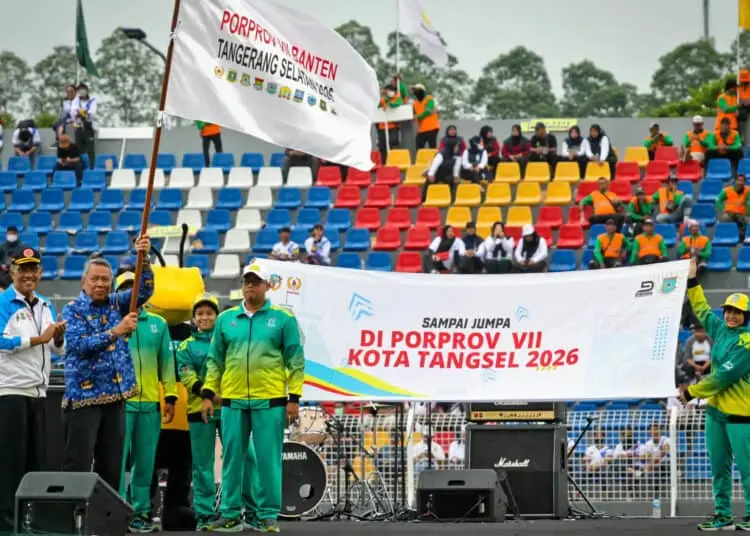 Foto Upacara Penutupan Porprov VI Banten, Kota Tangerang Juara Umum
