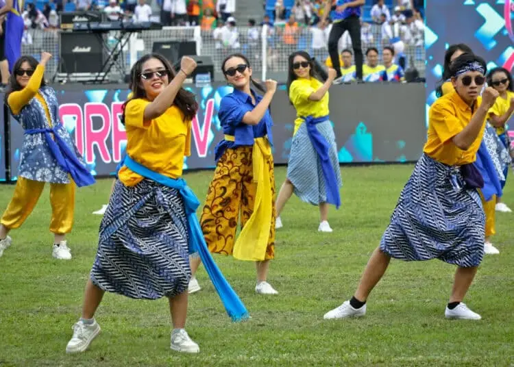 Foto Upacara Penutupan Porprov VI Banten, Kota Tangerang Juara Umum
